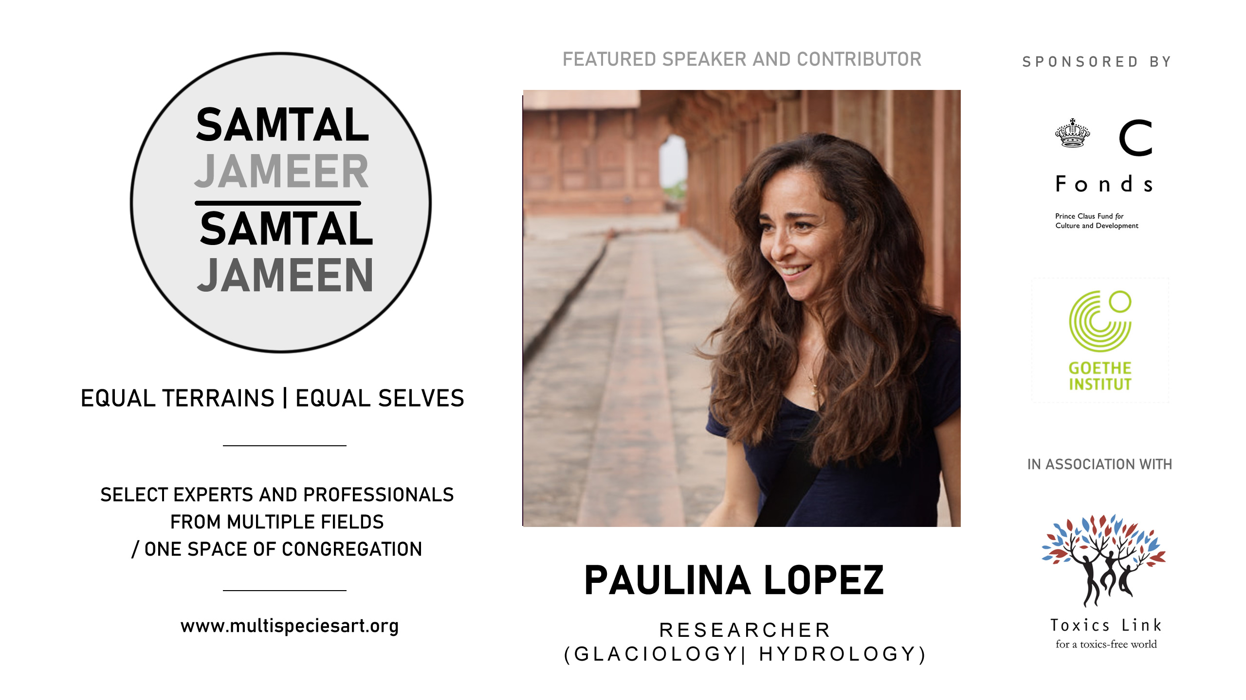 Paulina Lopez in Conversation with Ravi Agarwal Samtal Jameer